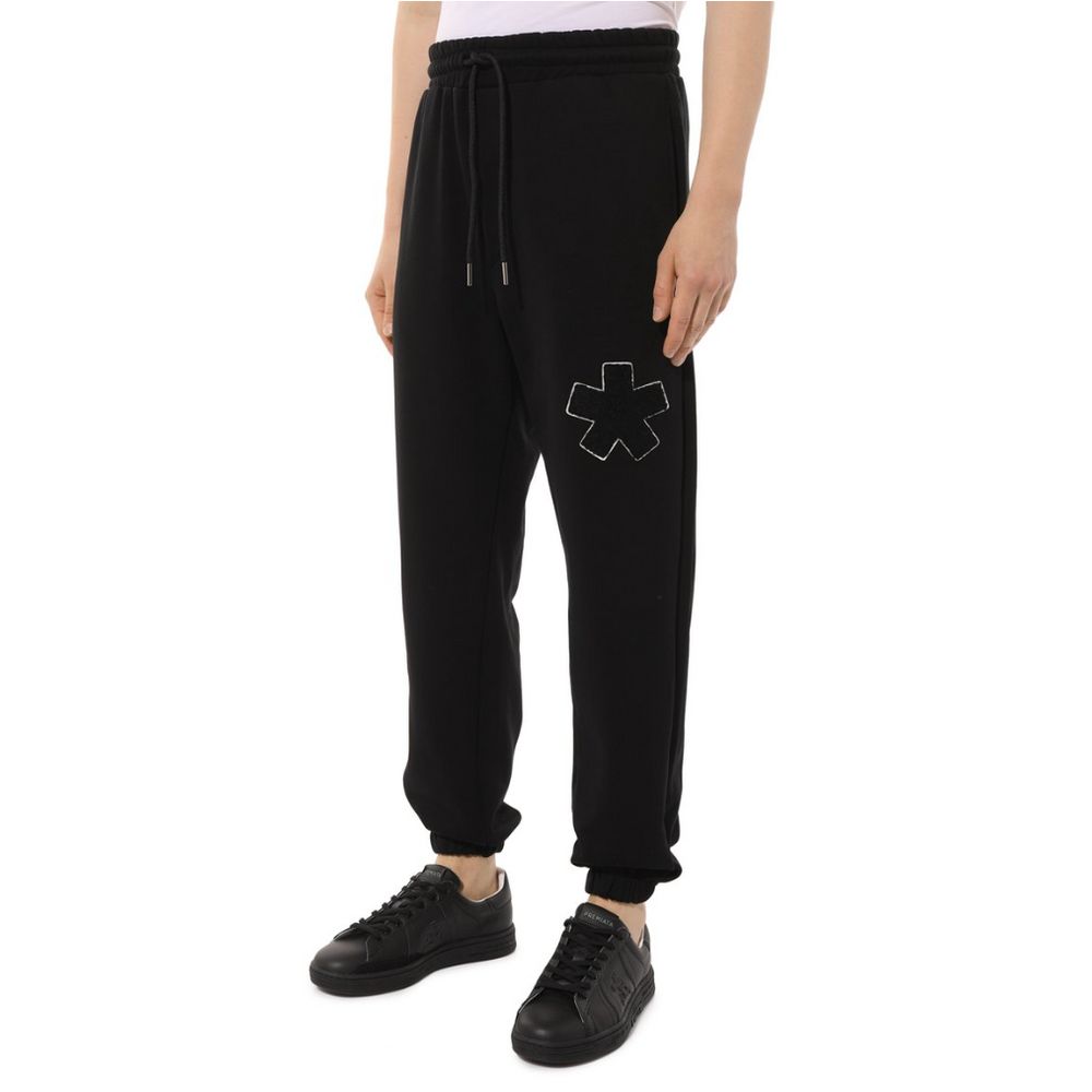 Comme Des Fuckdown Black Cotton Jeans & Pant