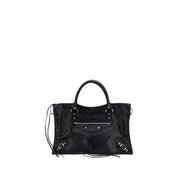 Balenciaga Black Lamb Ovis Aries Aries Shoulder Bag