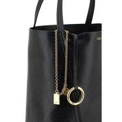 Chloé Black Calf Leather Bos Taurus Shoulder Bag