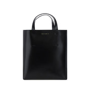 Marni Black Calf Leather Bos Taurus Handbag