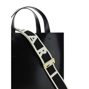 Marni Black Calf Leather Bos Taurus Handbag