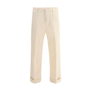 Valentino Pap Wide leg cotton Pants