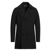 People Of Shibuya Black Recycled Polyester Men Trench