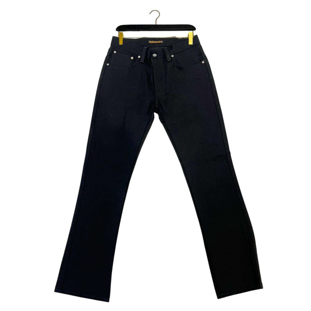 Nudie Jeans Black Cotton Jeans & Pant