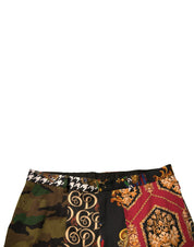 Dolce & Gabbana Multicolor Patchwork Men Dress Pants