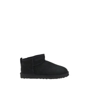 UGG Black Goatskin Ankle Boots