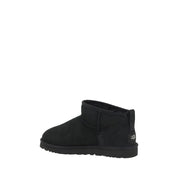 UGG Black Goatskin Ankle Boots