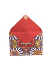 Dolce & Gabbana Multicolor Carretto Siciliano Envelope Post Card Holder