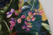 Dolce & Gabbana Jungle Wool Silk Pullover Logo Sweater