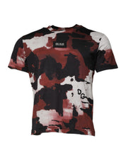 Dolce & Gabbana Multicolor Camouflage Crew Neck T-shirt