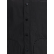 Paltò Black Polyester Coat