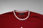 Dolce & Gabbana Red Logo Crown Cotton Crew Neck T-shirt