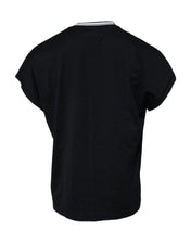 Dolce & Gabbana Dark Blue Logo Crown Cotton Crew Neck T-shirt