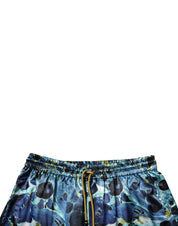 Dolce & Gabbana Multicolor Marble Print Jogger Men Sweatpants Pants