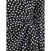 Crida Milano Black Silk Cocktail Dress