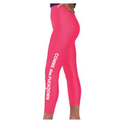 Comme Des Fuckdown Pink Nylon Women Legging