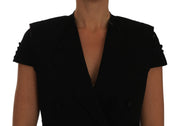 Dolce & Gabbana Black Short Croped Blazer Jacket