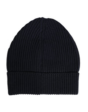 Dolce & Gabbana Black Cashmere Knitted Winter Beanie Hat