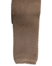 Dolce & Gabbana Brown Silk Adjustable Necktie Tie