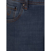 Jacob Cohen Blue Cotton Men's Slim Fit Jean