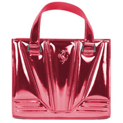 Ferrari Fuchsia Leather Handbag