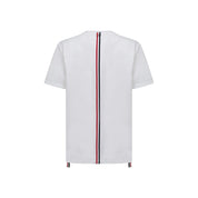 Thom Browne White Cotton T-Shirt