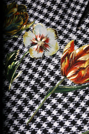 Dolce & Gabbana Multicolor Floral Print High Waist Pencil Cut Skirt