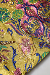 Dolce & Gabbana Multicolor Floral Jacquard Mid Waist Mini Skirt