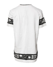 Dolce & Gabbana White #DGMillennials Cotton Crewneck T-shirt