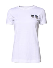 Dolce & Gabbana White #DGFamily Cotton Crew Neck T-shirt