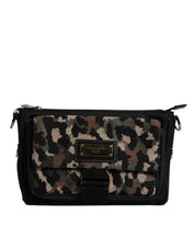 Dolce & Gabbana Multicolor Leopard Jacquard Crossbody Bag