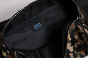 Dolce & Gabbana Multicolor Leopard DG Logo Belt Waist Fanny Pack Bag
