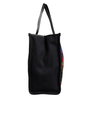 Dolce & Gabbana Multicolor Graphic Printed Top Handle Shopping Tote Bag