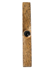 Dolce & Gabbana Black Sapphire Gold Tone Brass Tie Clip Bar