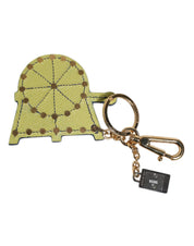 Dolce & Gabbana Multicolor Gold Tone Carretto Keychain Keyring