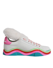 Dolce & Gabbana Multicolor Low Top Trainers Sneakers Shoes