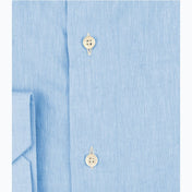 Bagutta Light Blue Linen Men Shirt
