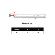 Tom Ford Black And White Leather Regular Belt