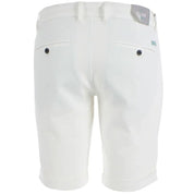 Yes Zee White Cotton Short