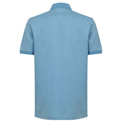 Dunhill Blue Cotton Polo Shirt
