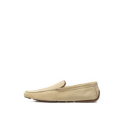 Bally Beige Leather Moccassin