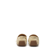 Bally Beige Leather Moccassin