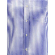 Deperlu Blue Cotton Pattern Shirt