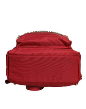 Dolce & Gabbana Red #DGFAMILY VULCANO Embellishment Backpack Bag