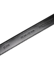 Dolce & Gabbana Gray Leather Silver Tone Metal Buckle Belt