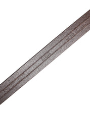 Dolce & Gabbana Burgundy Leather Metal Logo Buckle Belt