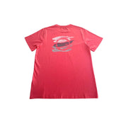 Trussardi Beachwear Red Cotton Men T-Shirt