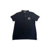Trussardi Beachwear Black Cotton Men's Polo Shirt
