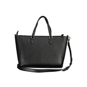 Mario Valentino Black Polyurethane Women Handbag