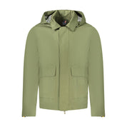 K-WAY Green Cotton Men Jacket